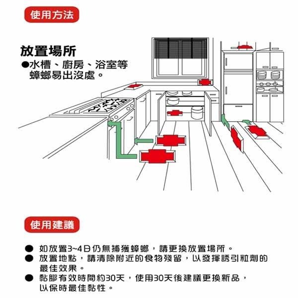 興家安速黏金多黏蟑屋(5片裝)-細節圖4