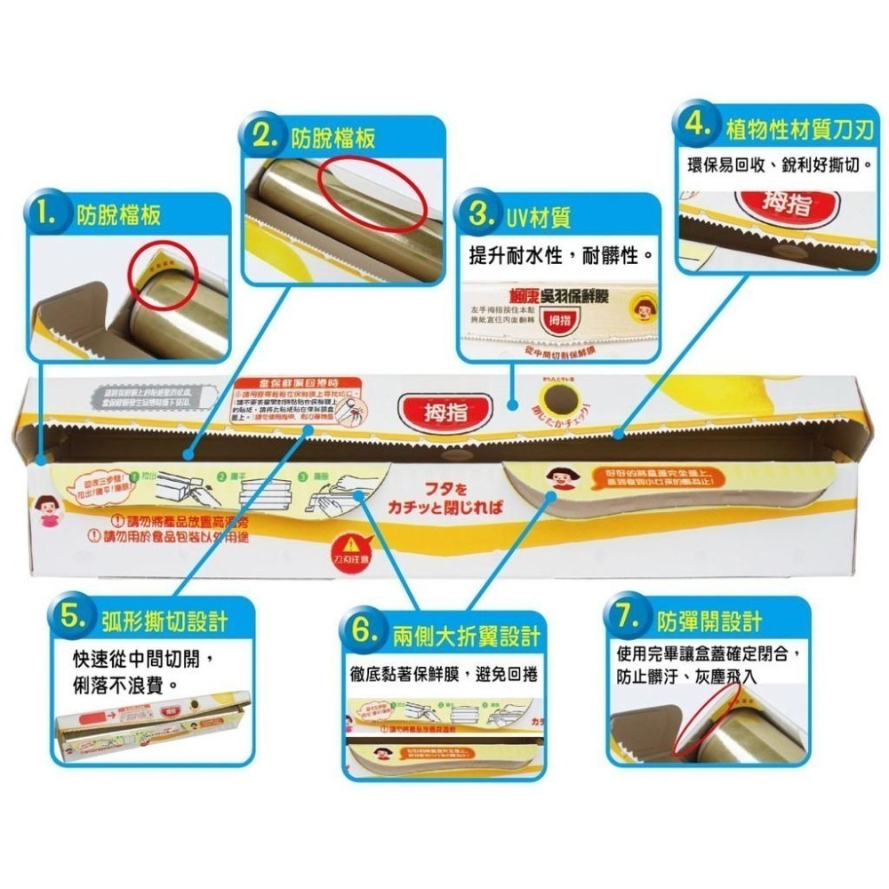 楓康吳羽保鮮膜30cmX60m支-細節圖6