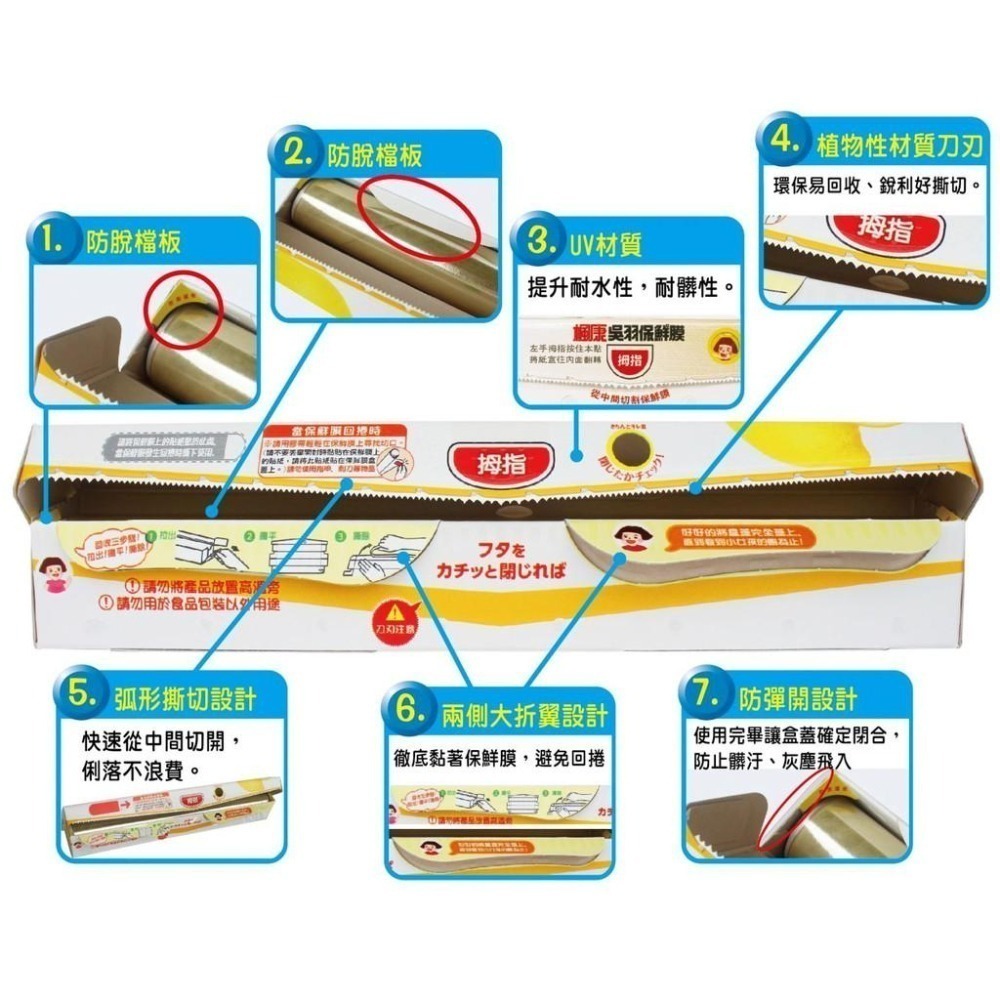 楓康吳羽保鮮膜30cmX60m支-細節圖6