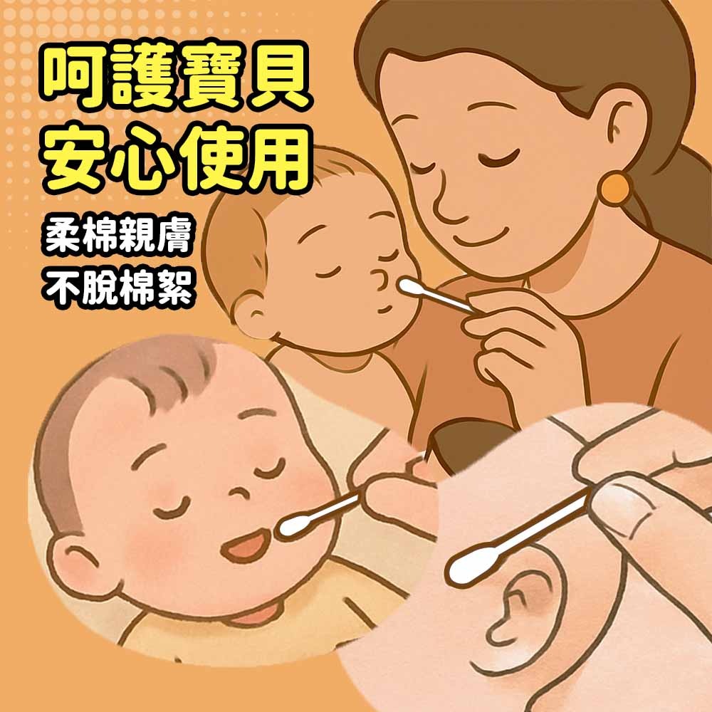 奈森克林x乖乖紙軸棉花棒300支雙寶盒(圓＋螺旋雙效組)-細節圖7