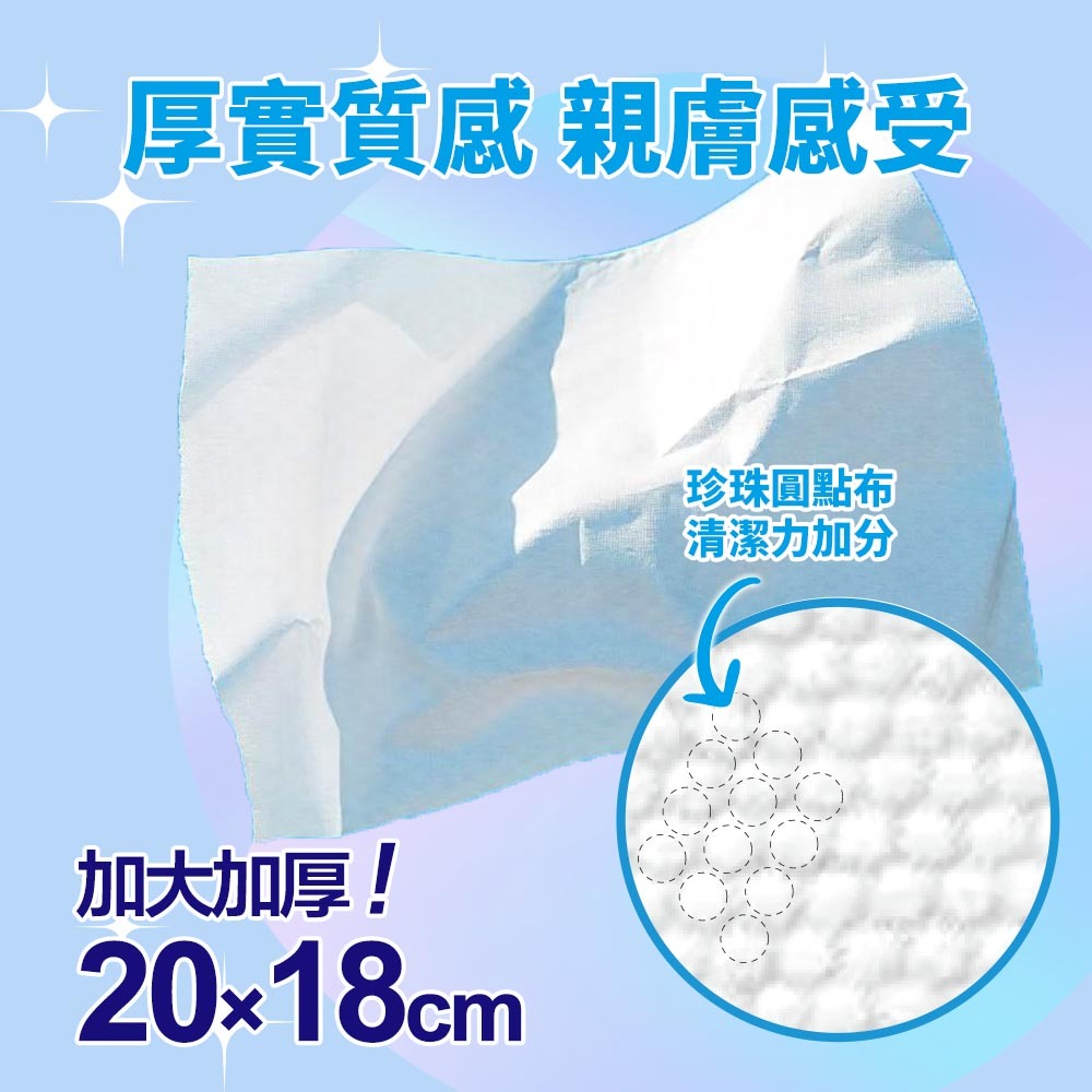大人用舒主金 濕巾80抽加厚加大加蓋(日常清潔.成人護理適用)x6入-細節圖4