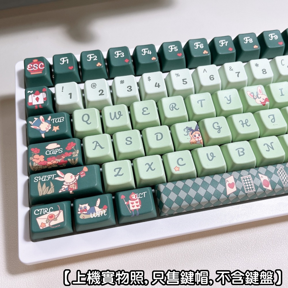 T92fu｜Finger工作室 愛麗絲主題鍵帽 PBT材質 MDA高度 鍵帽 現貨 快速出貨-細節圖3