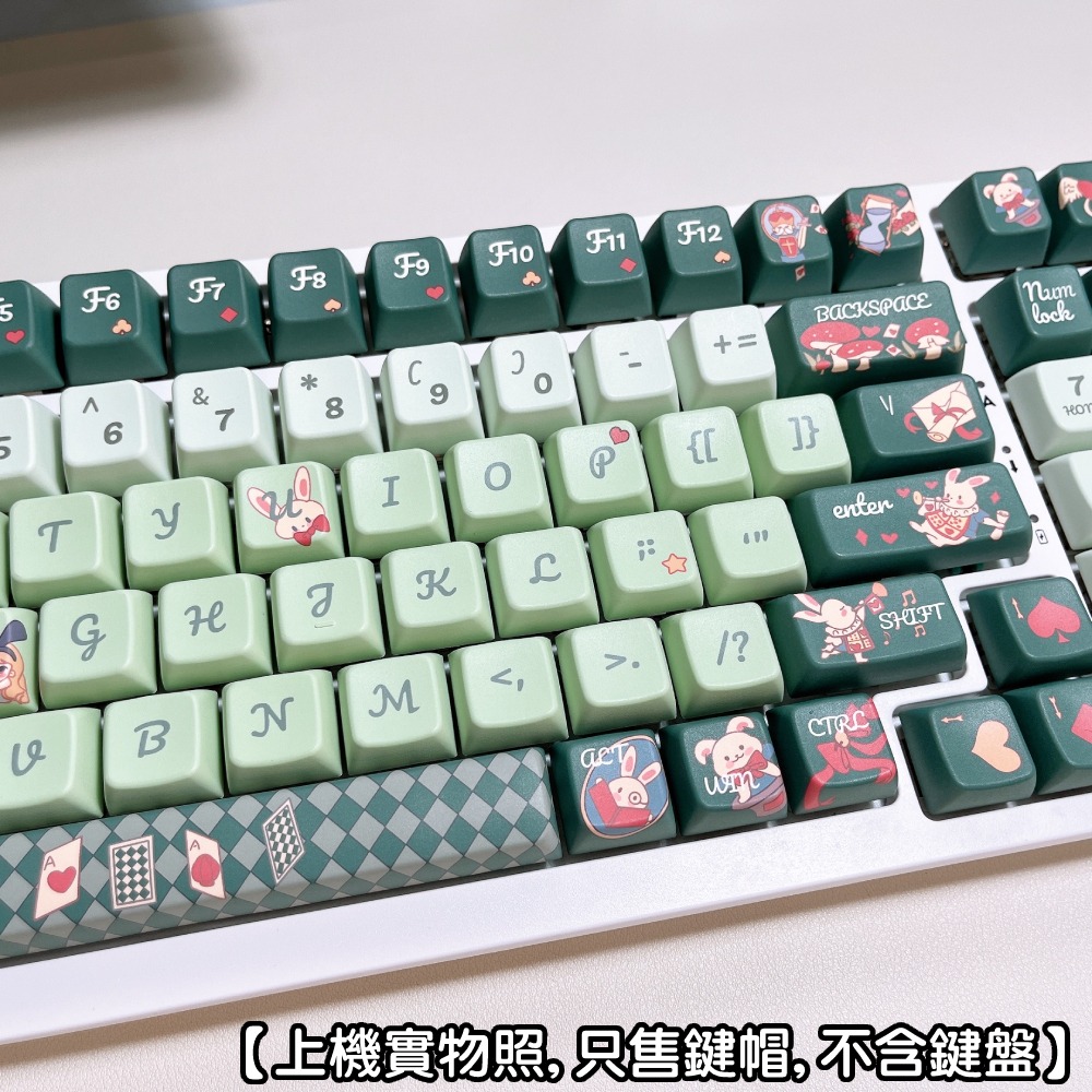 T92fu｜Finger工作室 愛麗絲主題鍵帽 PBT材質 MDA高度 鍵帽 現貨 快速出貨-細節圖4