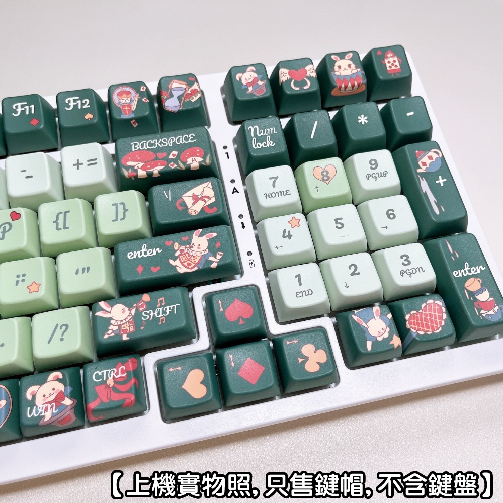 T92fu｜Finger工作室 愛麗絲主題鍵帽 PBT材質 MDA高度 鍵帽 現貨 快速出貨-細節圖5