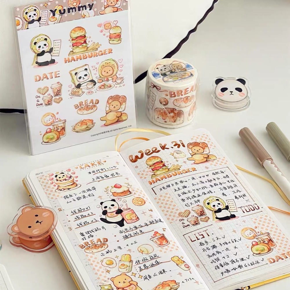 T92fu｜清倉特價｜現貨｜EverEin有熊手帳｜和紙貼紙｜合集｜貼紙｜貼紙包｜手帳素材｜咕卡-細節圖4