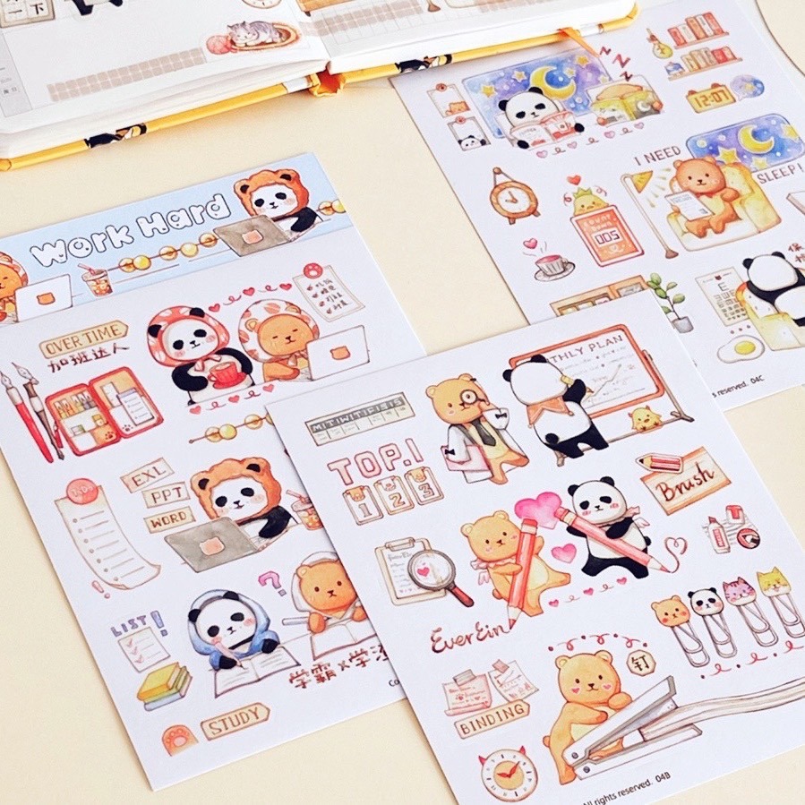 T92fu｜清倉特價｜現貨｜EverEin有熊手帳｜和紙貼紙｜合集｜貼紙｜貼紙包｜手帳素材｜咕卡-細節圖5