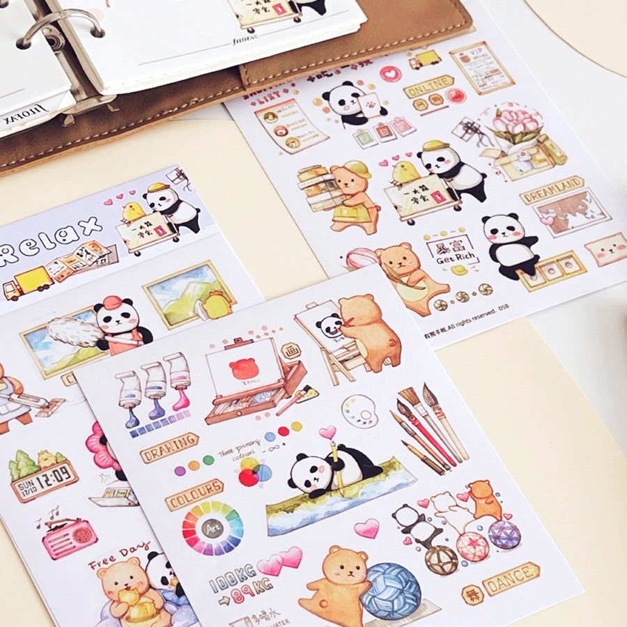 T92fu｜清倉特價｜現貨｜EverEin有熊手帳｜和紙貼紙｜合集｜貼紙｜貼紙包｜手帳素材｜咕卡-細節圖6
