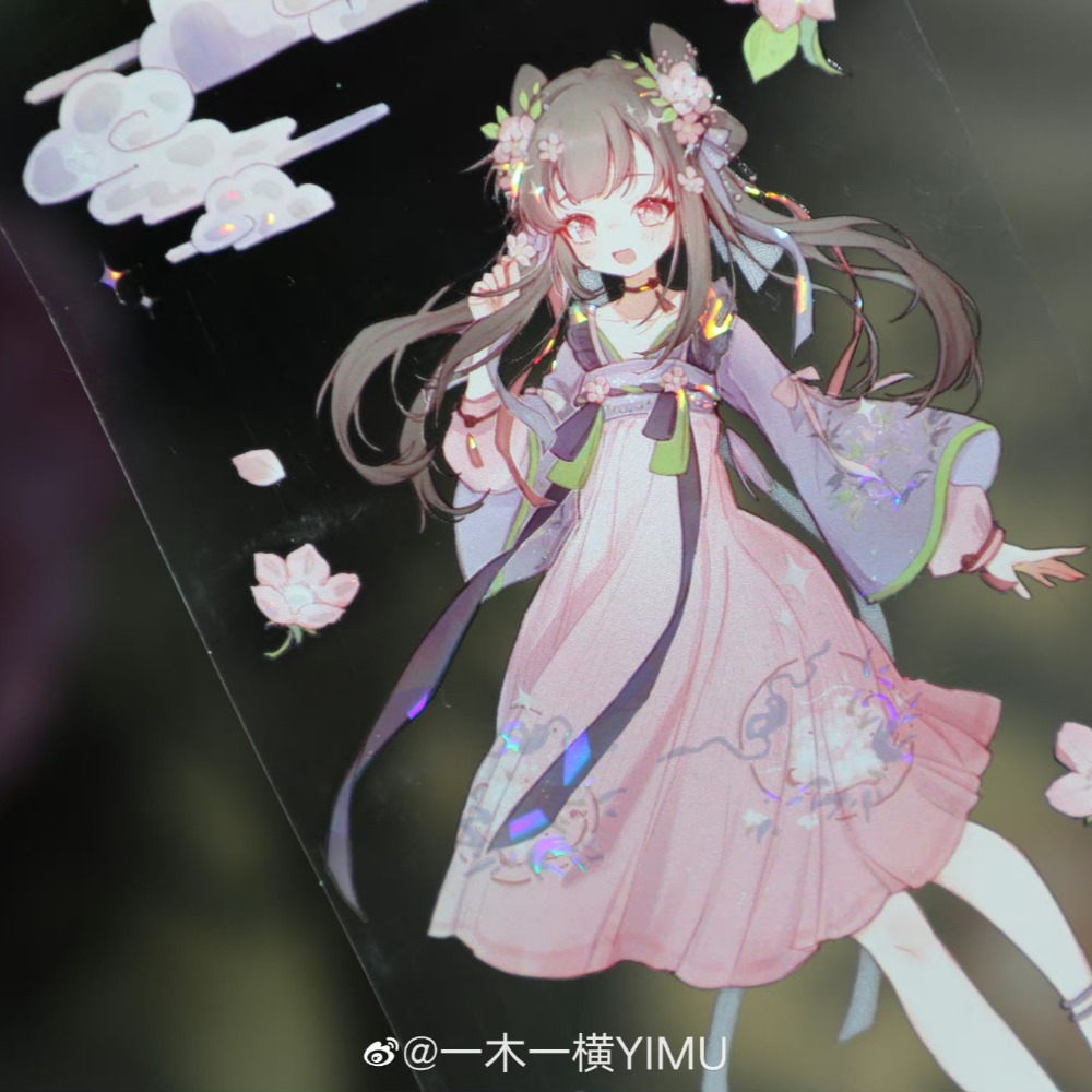 T92fu｜分裝｜一木一橫｜游園若夢｜PET｜貝殼光｜人物｜紙膠帶分裝｜手帳素材｜現貨-細節圖8