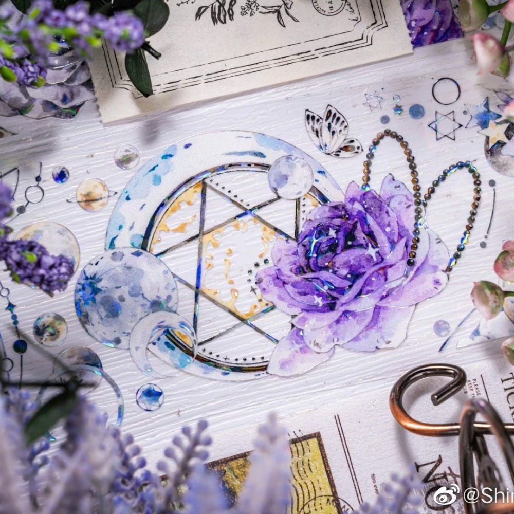 T92fu｜分裝｜SHINE｜黛紫｜PET｜貝殼光｜和指糖承製｜循環分裝｜手帳素材｜現貨-細節圖6