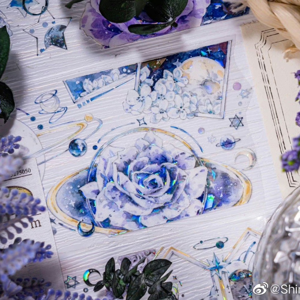 T92fu｜分裝｜SHINE｜黛紫｜PET｜貝殼光｜和指糖承製｜循環分裝｜手帳素材｜現貨-細節圖7