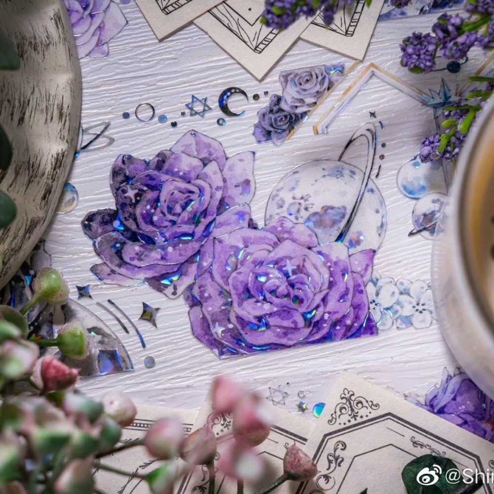 T92fu｜分裝｜SHINE｜黛紫｜PET｜貝殼光｜和指糖承製｜循環分裝｜手帳素材｜現貨-細節圖8