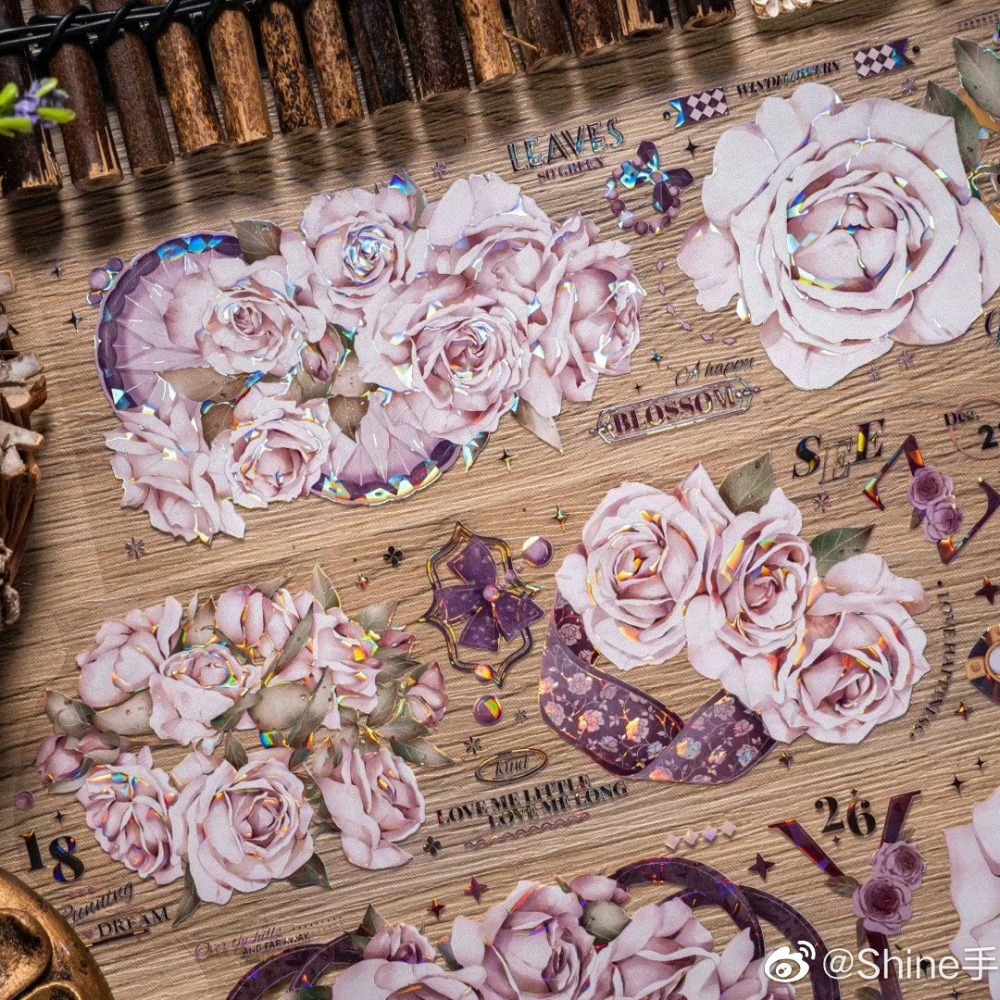 T92fu｜分裝｜SHINE｜婉念｜PET｜貝殼光｜和指糖承製｜循環分裝｜手帳素材｜現貨-細節圖5