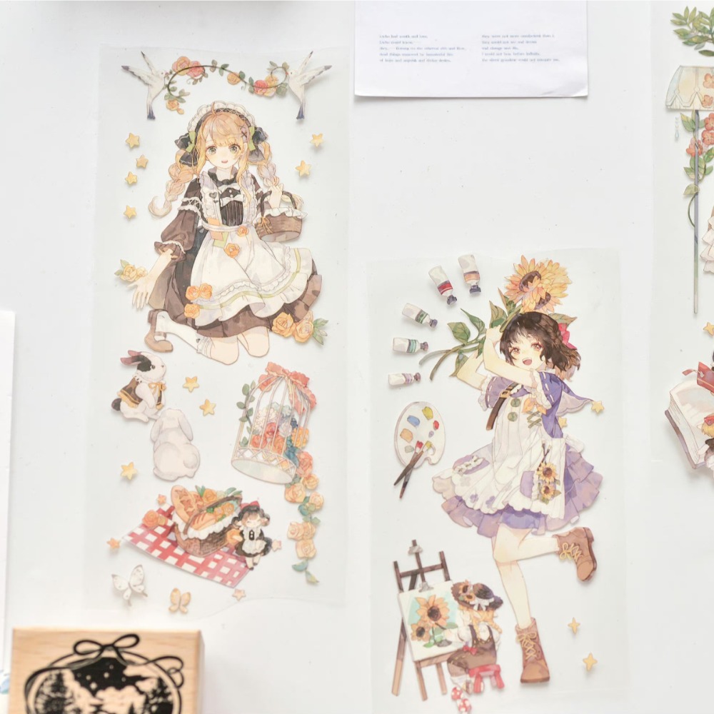 T92fu｜分裝｜冰川研究所｜鹿野踏青｜PET｜人物｜自己印承製｜循環分裝｜手帳素材｜現貨-細節圖9