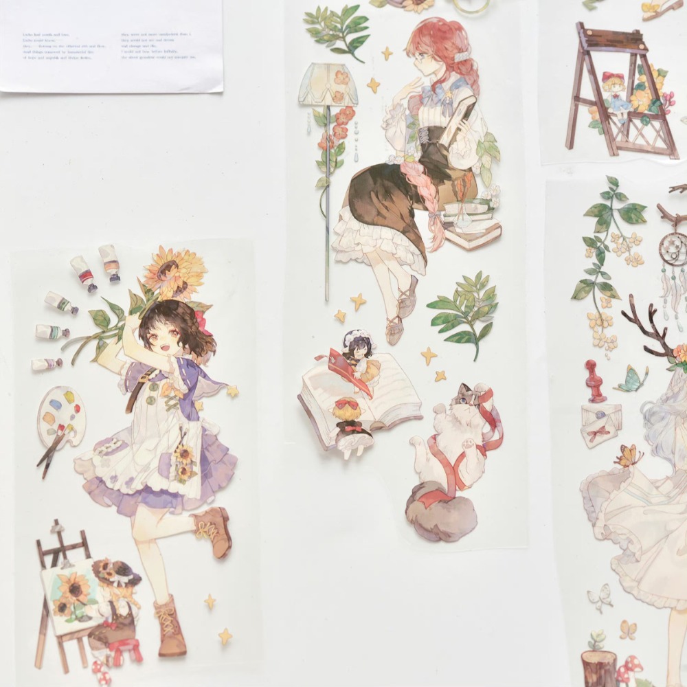 T92fu｜分裝｜冰川研究所｜鹿野踏青｜PET｜人物｜自己印承製｜循環分裝｜手帳素材｜現貨-細節圖10