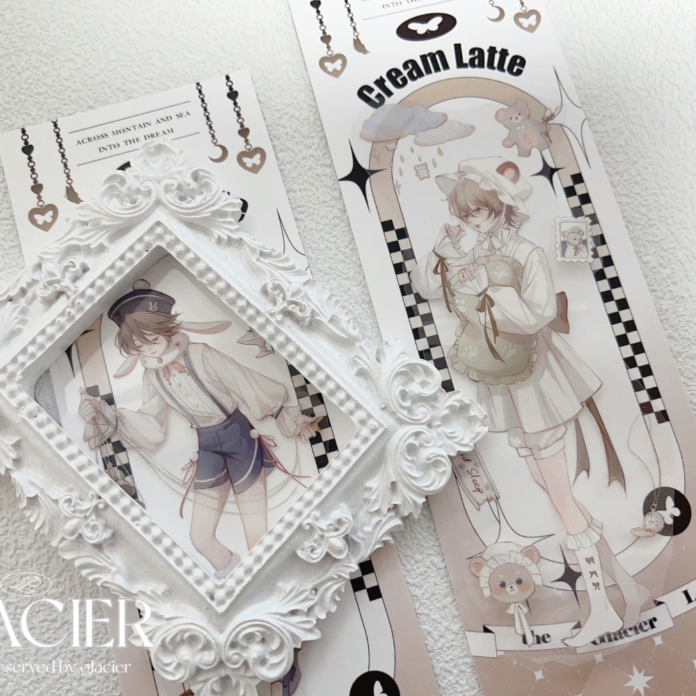 T92fu｜分裝｜冰川研究所｜沉睡森林｜PET｜虹光｜人物｜自己印承製｜循環分裝｜手帳素材｜咕卡｜現貨-細節圖4