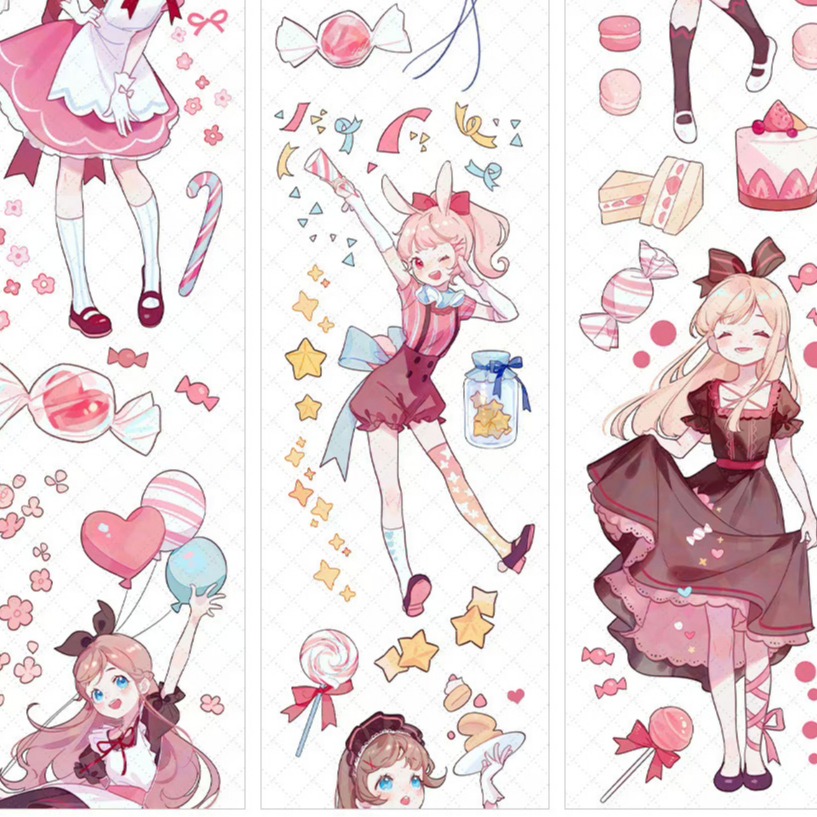 T92fu｜分裝｜冰川研究所｜酒心慶典｜PET｜人物｜自己印承製｜循環分裝｜手帳素材｜咕卡｜現貨-細節圖3