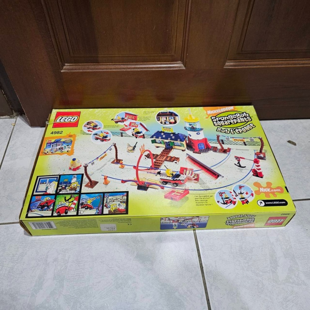 LEGO 樂高 4982 海綿寶寶系列 划船學校 輕壓痕盒-細節圖6