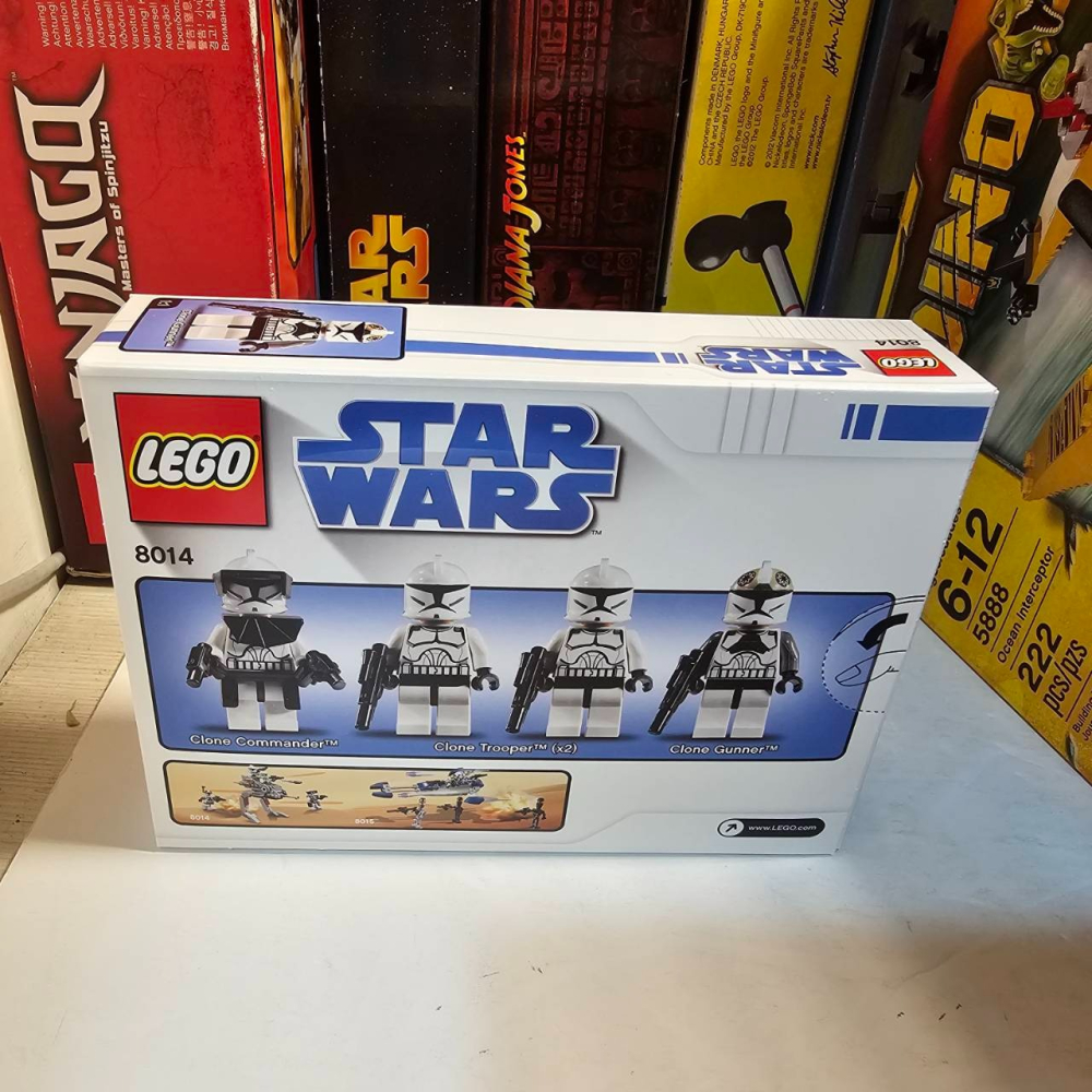 LEGO 樂高 星際大戰 8014 人偶盒 盒傷-細節圖3