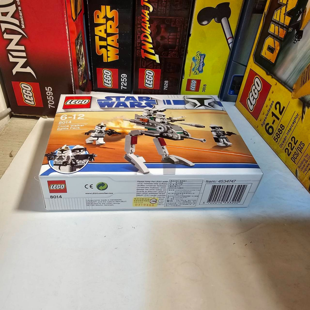 LEGO 樂高 星際大戰 8014 人偶盒 盒傷-細節圖6