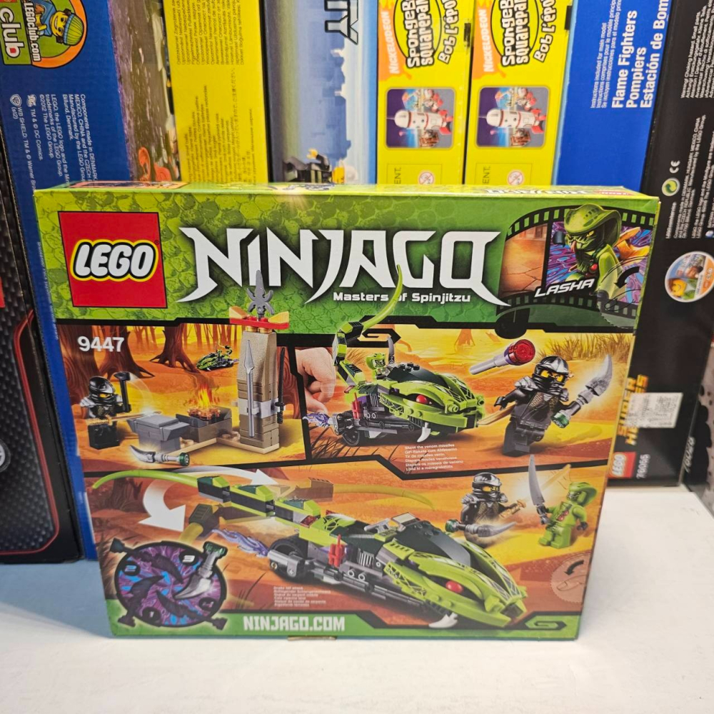 LEGO 9447 鬼鞭忍者的摩羯車 樂高 全新未拆封 旋風忍者系列-細節圖2