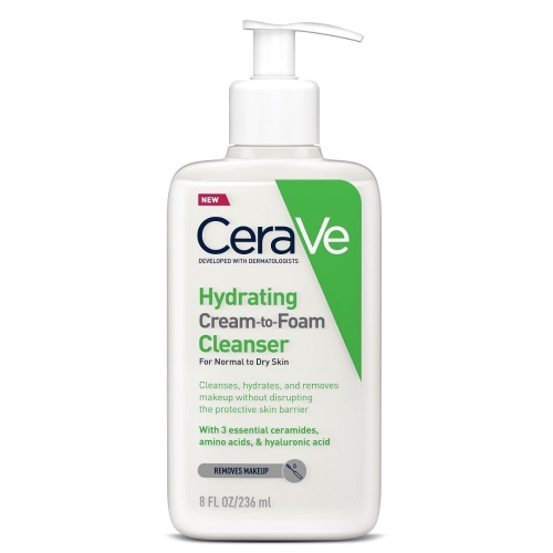 CeraVe適樂膚溫和洗卸泡沫潔膚乳236ml