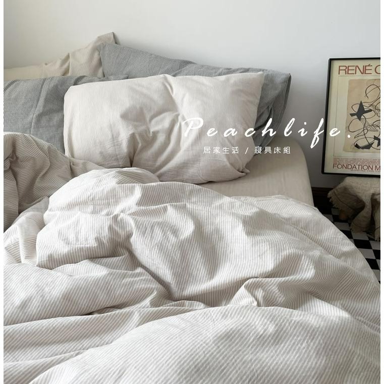 ♡Peachlife.♡「台灣現貨」100%棉床包 春夏季茶花床包 奶油床包 花草床包 森林床包 透氣平滑床包 花花草草-細節圖5