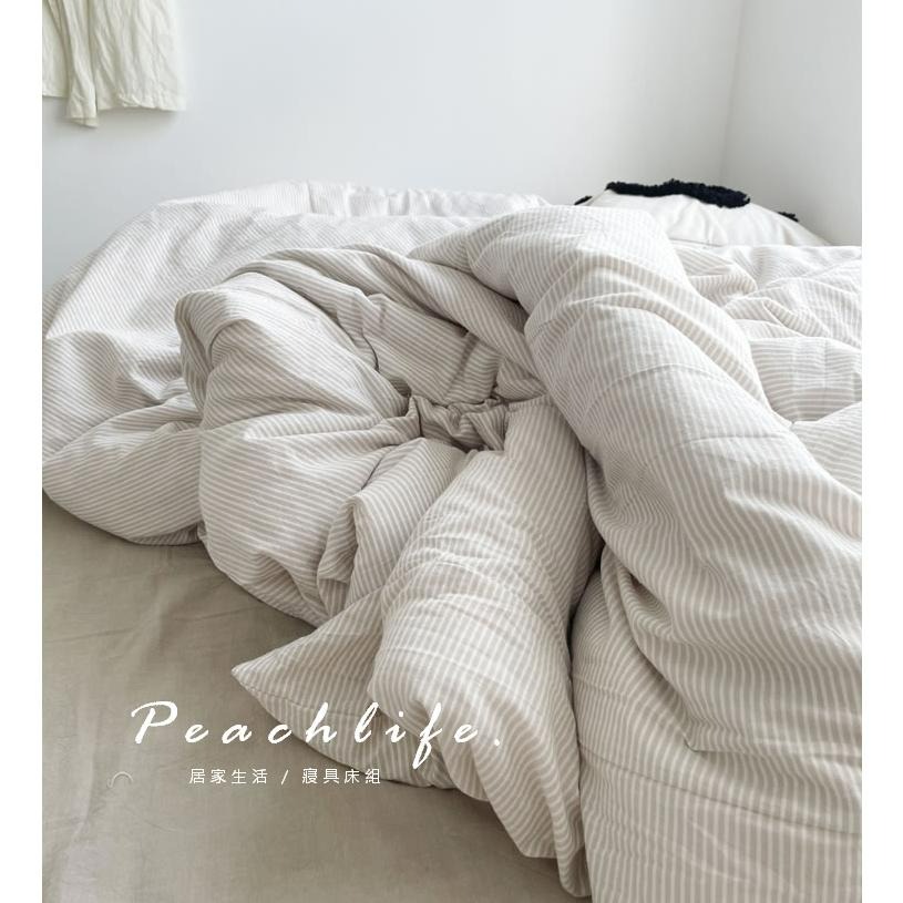 ♡Peachlife.♡「台灣現貨」100%棉床包 春夏季茶花床包 奶油床包 花草床包 森林床包 透氣平滑床包 花花草草-細節圖6