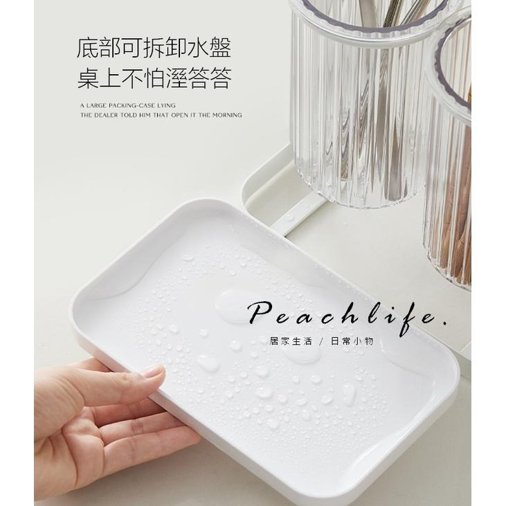 ♡peachlife.♡「台灣現貨」純白瀝水餐具組 筷子瀝水架 餐具瀝水收納架 收納小幫手 筷子收納架 可拆卸清洗方便-細節圖4