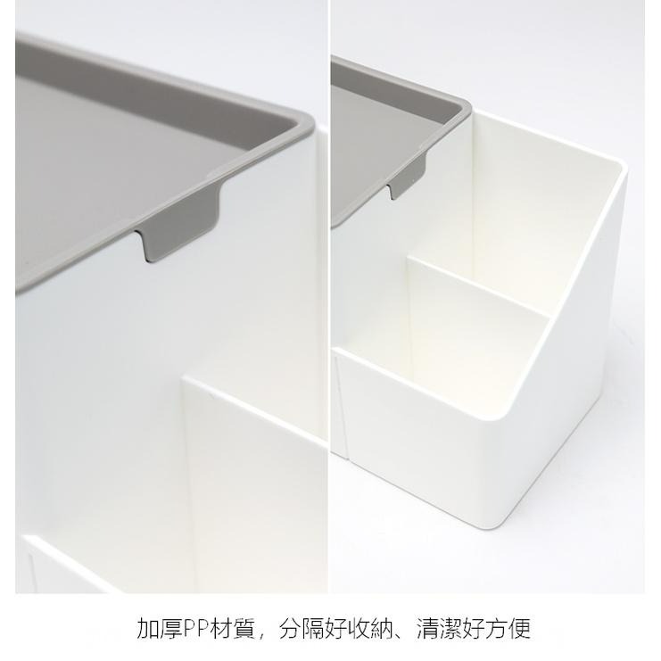 ♡peachlife.♡「台灣現貨」多功能收納衛生紙盒 面紙盒 衛生紙盒 多功能收納盒 面紙盒 面紙收納盒 居家小物 收-細節圖5