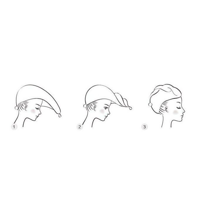 ♡pechlife.♡「台灣現貨」竹碳纖維乾髮帽 吸水頭巾 速乾髮頭巾 生活小物 親膚柔軟 加厚吸水 乾髮帽 吸水包髮帽-細節圖6