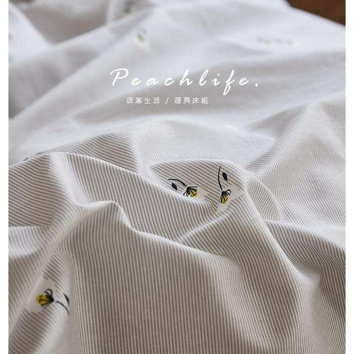 ♡peachlife.♡「台灣現貨」秋冬床包組 可愛小花保暖床包組 柔暖 冬天 寢具 雙人/加大雙人 居家小物 小花朵-細節圖5