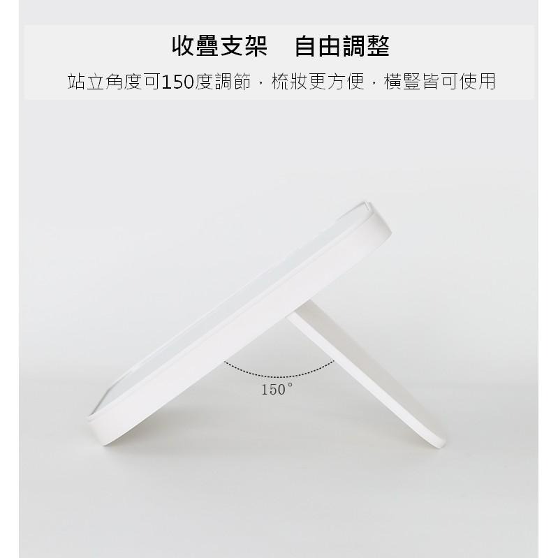 ♡Peachlife.♡「台灣現貨」居家桌上化妝鏡 鏡子 化妝鏡 桌面鏡 極簡風格 桌面鏡子 宿舍化妝鏡 可調節角度-細節圖2