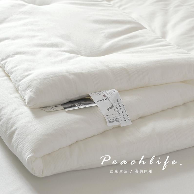 ♡peachlife.♡「台灣現貨」日本明治西川被芯 白色被子夏被/春秋被/四季被/冬被 吸濕排汗被芯 可機洗被子 棉被-細節圖10