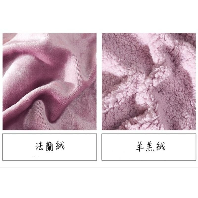 ♡peachlife.♡「台灣現貨」歐美雙層毛毯 法蘭絨羊羔絨 秋冬毛毯 厚毛毯 保暖羊毛毯 沙發毯 6款顏色 毛毯-細節圖3