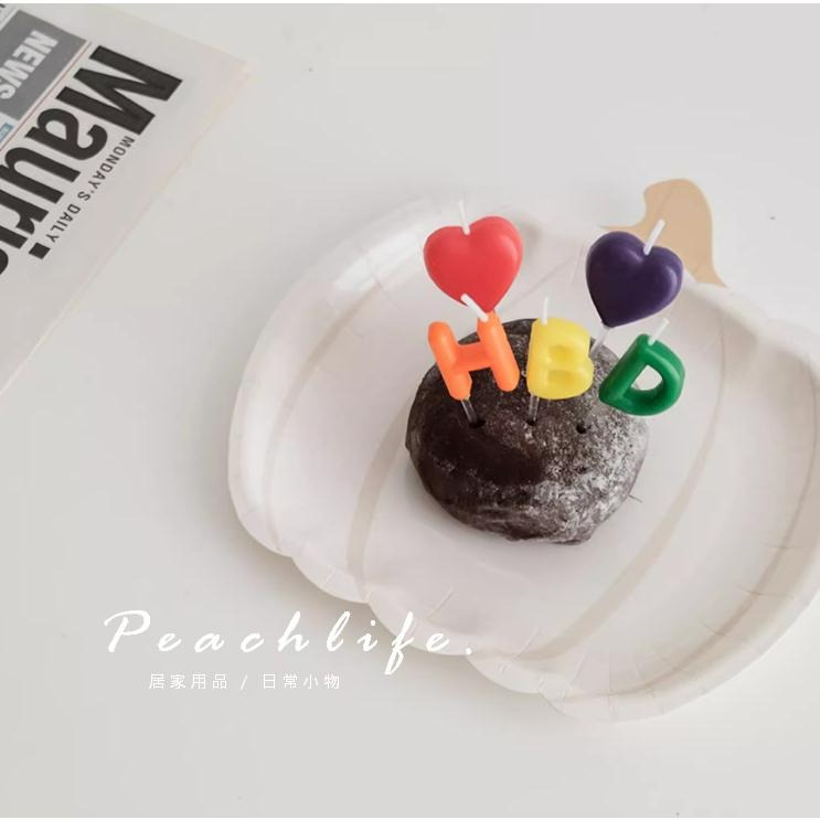 ♡peachlife.♡「台灣現貨」生日快樂蠟燭 慶生蠟燭 小蠟燭 生日蠟燭 生活儀式感 生日快樂 蛋糕蠟燭 HBD蠟燭-細節圖4