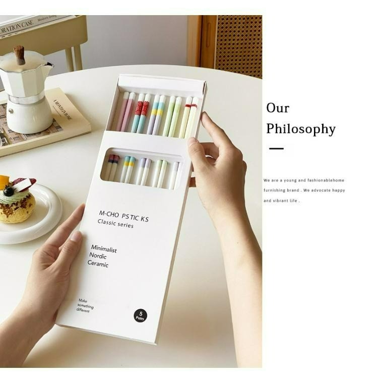 ♡peachlife.♡「台灣現貨」陶瓷湯匙筷子禮盒組 湯匙 筷子 陶瓷材質 入厝送禮 送禮 交換禮物 質感生活 餐具-細節圖8