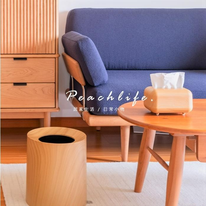 ♡peachlife.♡「台灣現貨」日式木質桌面衛生紙盒 原木色面紙盒 衛生紙盒 餐巾紙盒 桌上收納 面紙盒 簡約面紙盒-細節圖4