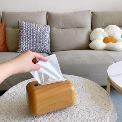 ♡peachlife.♡「台灣現貨」日式木質桌面衛生紙盒 原木色面紙盒 衛生紙盒 餐巾紙盒 桌上收納 面紙盒 簡約面紙盒-細節圖9