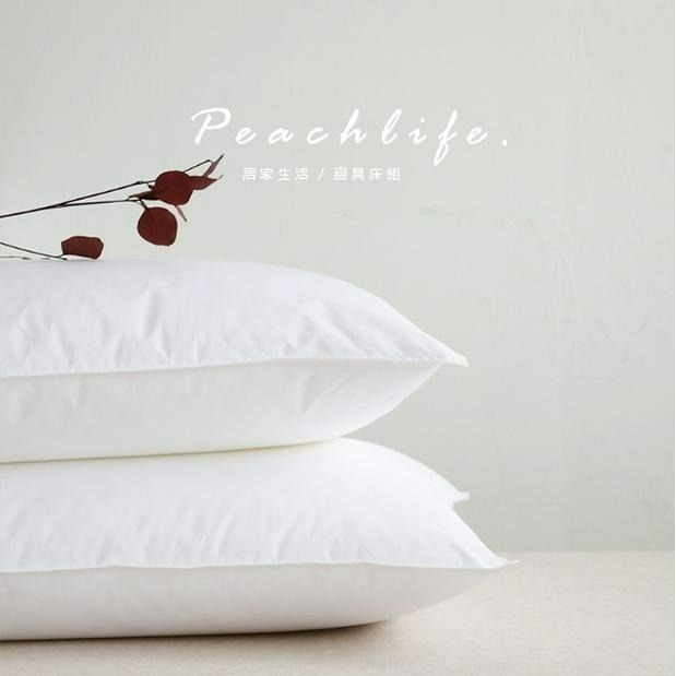 ♡peachlife.♡「台灣現貨」日式枕頭 羽絲絨枕頭 飯店枕頭 枕頭 水洗枕頭 宿舍用枕頭 民宿枕頭 枕心-細節圖2