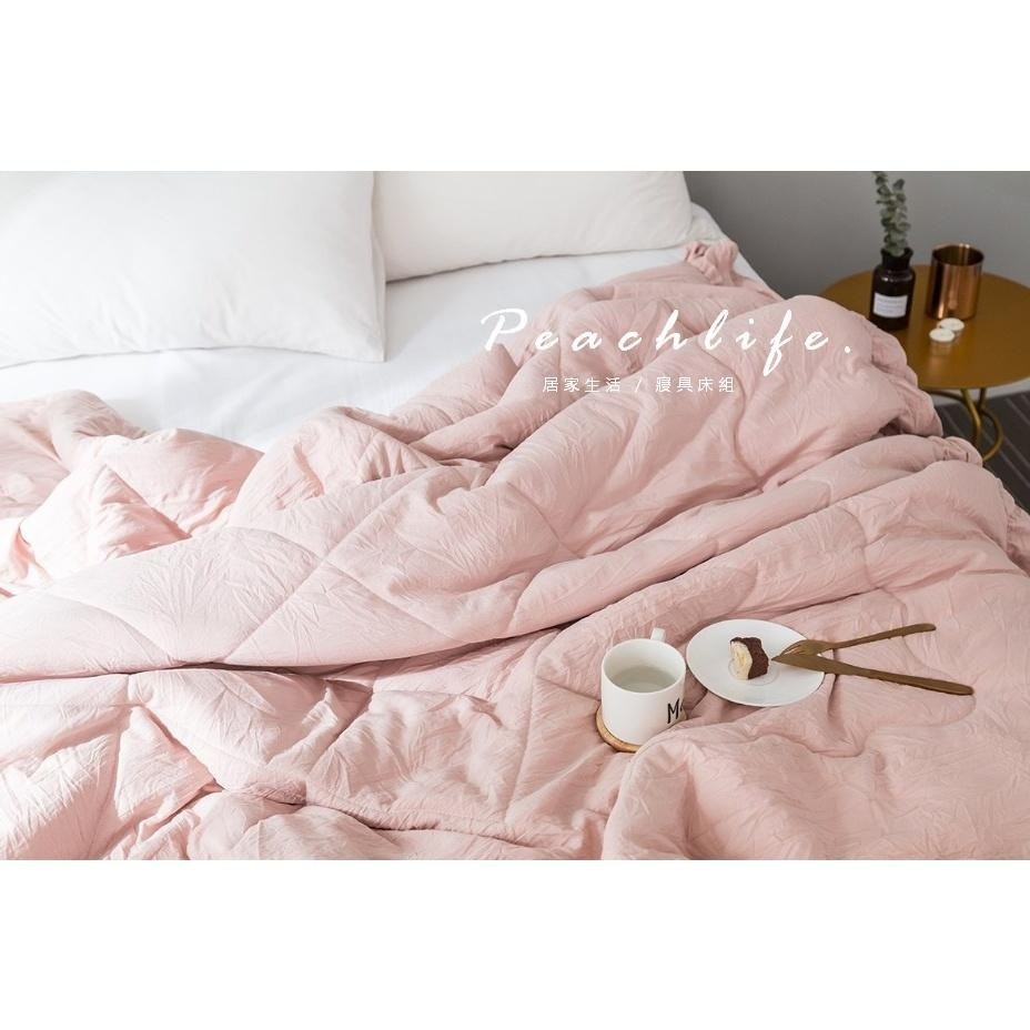 ♡Peachlife.♡「台灣現貨」公主風荷葉邊涼被 女孩春夏季薄被子 超柔軟木耳邊被子 質感涼被 柔軟涼被 荷葉邊-細節圖5