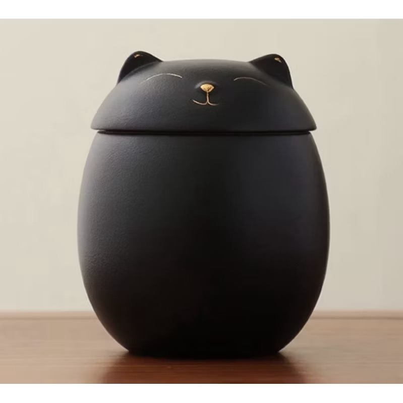 【 毛孩彩虹🌈殿】寵物大貓咪造型紀念骨灰罐-規格圖7