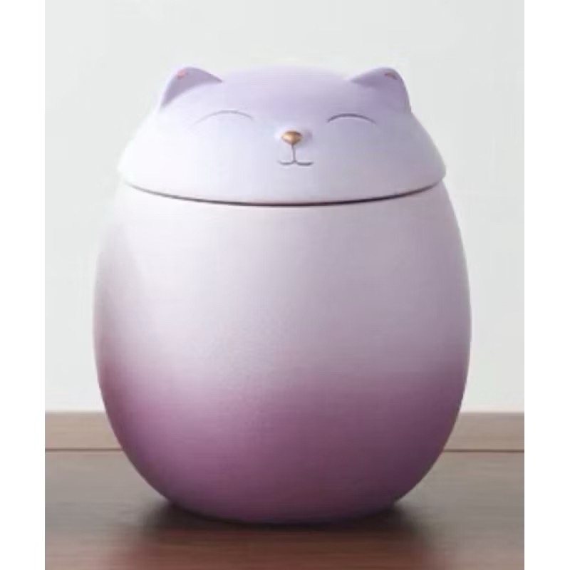 【 毛孩彩虹🌈殿】寵物大貓咪造型紀念骨灰罐-規格圖7