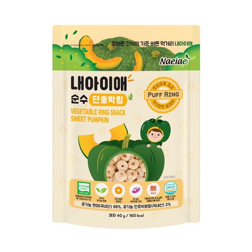 韓國Naeiae 米圈圈 寶寶零食 寶寶副食品 餅乾-規格圖9