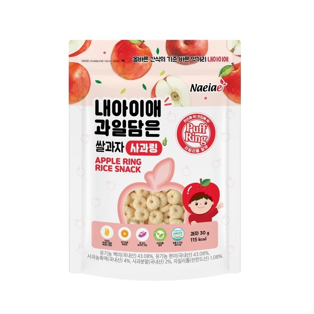 韓國Naeiae 米圈圈 寶寶零食 寶寶副食品 餅乾-規格圖9