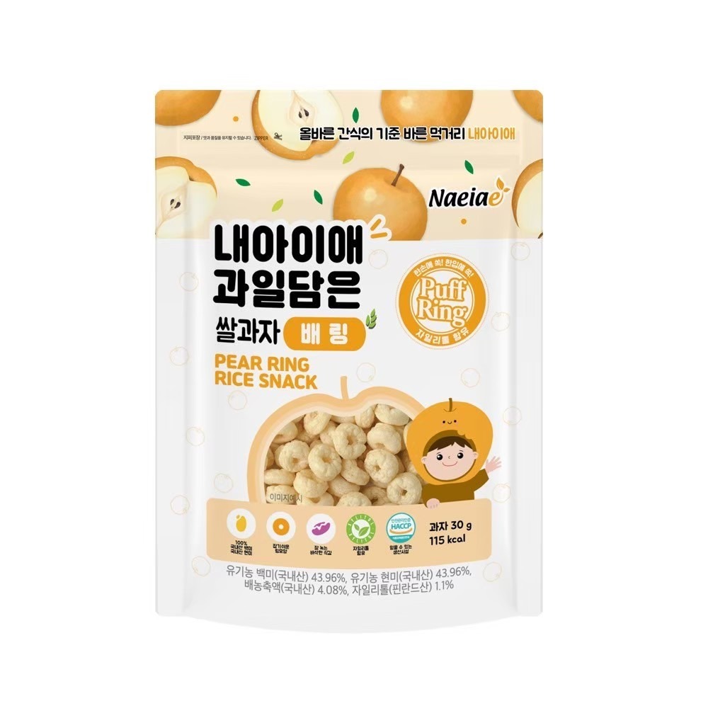 韓國Naeiae 米圈圈 寶寶零食 寶寶副食品 餅乾-規格圖9