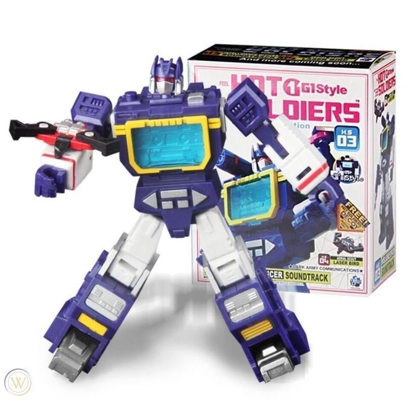 [Rud＇s TOY]全新現貨 附特典 變型變形金剛 機械星球 HS-03 音波 聲波 激光鳥 狂派 非密卡登 柯博文-細節圖5