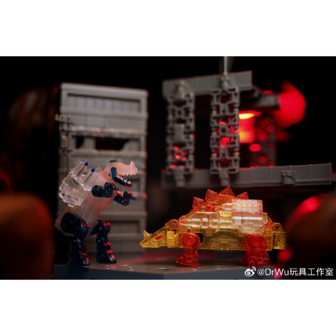 [Rud＇s TOY]全新現貨 百變金剛 變形 吳醫生 DR WU E-61T&62T 透明磁帶 音波 聲波恐龍非柯博文-細節圖4