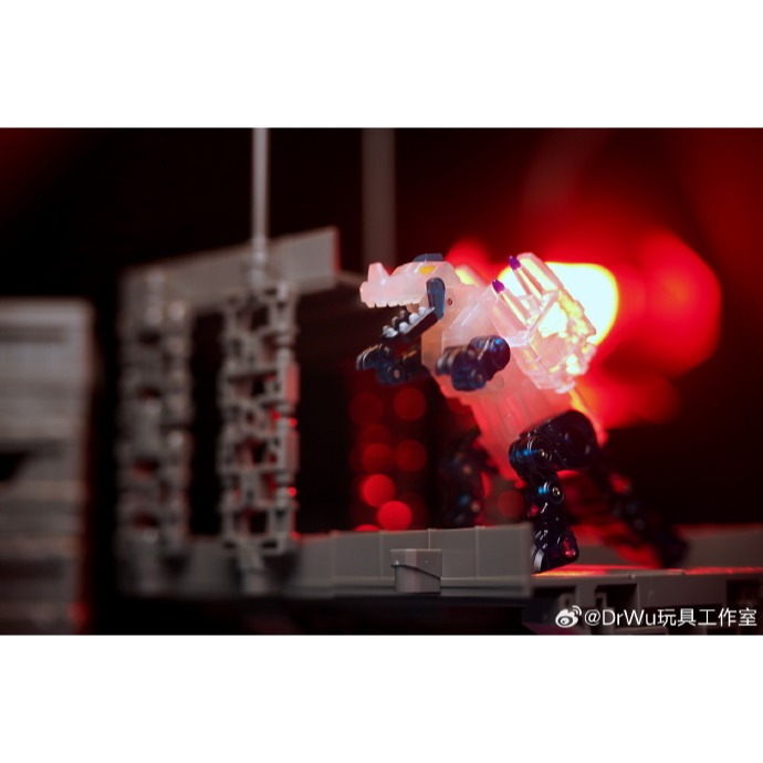 [Rud＇s TOY]全新現貨 百變金剛 變形 吳醫生 DR WU E-61T&62T 透明磁帶 音波 聲波恐龍非柯博文-細節圖8