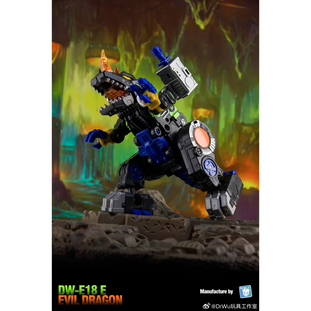 [Rud＇s TOY]全新現貨 百變變型變形金剛 吳醫生 DR.WU DW E-18E 鐵甲龍 基地 戰車 恐龍 狂派-細節圖2