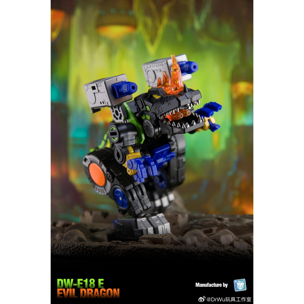 [Rud＇s TOY]全新現貨 百變變型變形金剛 吳醫生 DR.WU DW E-18E 鐵甲龍 基地 戰車 恐龍 狂派-細節圖3